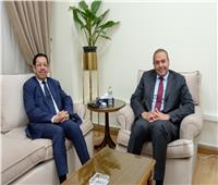 رئيس الشؤون السياسية بالجامعة العربية يستقبل سفير موريتانيا لدى مصر 