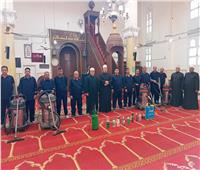 استمرار حملة النظافة الموسعة بالمساجد استعدادًا لشهر رمضان المبارك