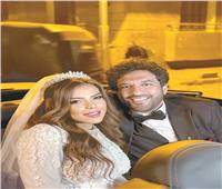 زفاف حسن الرداد وناهد السباعي في حارة «محارب»