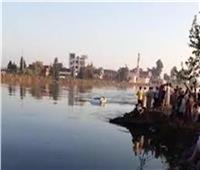 إنقاذ عاملين في حادث غرق معدية تحمل عشرة عمال بمنشأة القناطر