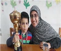 الطفل النابغة «أحمد فرحات» يفوز بكأس الجمهورية في الرياضة الذهنية