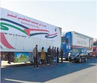 10 شاحنات مصرية محملة بـ40 طنًا لغزة