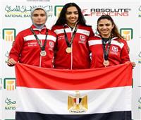 ثلاث ميداليات لفتيات سلاح السيف ببطولة أفريقيا بالقاهرة