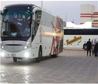 حافلة الزمالك تصل إلى ستاد الأول بارك استعداداً لخوض نهائي كأس مصر