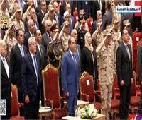 عزف سلام الشهيد بحضور الرئيس السيسي خلال احتفالية القوات المسلحة بيوم الشهيد