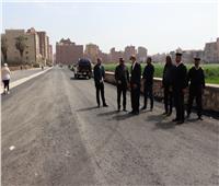 محافظ القليوبية يتفقد أعمال تطوير ورصف طريق أبو حشيش بمدينة بنها 