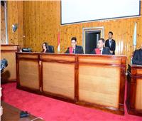 رئيس جامعة سوهاج والمحافظ يشهدان المحاكمة الصورية الثالثة بكلية الحقوق