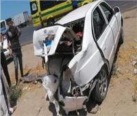 إصابة 8 أشخاص في حادث تصادم سيارتين بالشرقية
