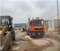 السيطرة على حريق هائل في مصنع أخشاب ببني سويف 