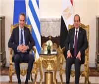 الرئيس السيسي يستقبل رئيس وزراء اليونان على هامش القمة المصرية الأوروبية