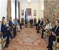 الرئيس السيسي ورئيس وزراء اليونان يؤكدان ضرورة وقف النار في غزة