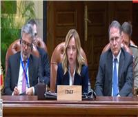 رئيسة وزراء إيطاليا: ترفيع العلاقات تعكس حرص أوروبا على الشراكة الإستراتيجية والشاملة مع مصر