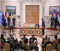 الرئيس السيسي يوقع على الاعلان السياسي لترفيع العلاقات بين مصر والاتحاد الأوربي