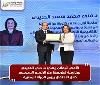 الأعلى للإعلام يهنئ منى الحديدي بمناسبة تكريمها من الرئيس في يوم المرأة المصرية