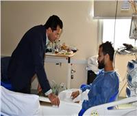 تفاصيل حديث وزير الرياضة مع أحمد رفعت في المستشفى 