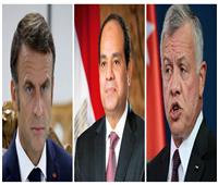 قادة مصر والأردن وفرنسا يطالبون بوقف إطلاق النار في غزة فورًا 