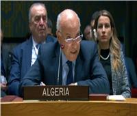 الجزائر تؤكد حق فلسطين التاريخي في الحصول على عضوية كاملة