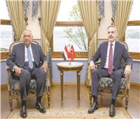 وزير الخارجية: نعمل على توثيق التعاون مع أنقرة لتحقيق الاستقرار بالمنطقة