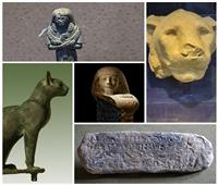 أهم القطع الأثرية المعروضة بمتحف جامعة الزقازيق | صور