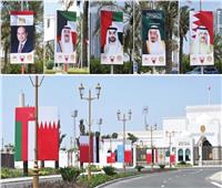 شوارع البحرين تتزين بأعلام الدول العربية وصور القادة المشاركين في القمة 33