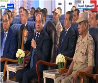 الرئيس السيسي: الهدف من إنشاء شبكة الطرق خدمة مشروعات مستقبل مصر