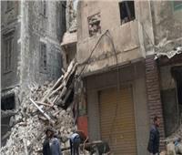 انهيار عقار خالي من السكان وسط الإسكندرية دون اصابات 