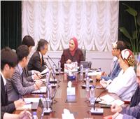 وزيرة التضامن تستقبل سفير اليابان بالقاهرة ووفد وكالة «جايكا»