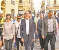 محافظ الإسكندرية يتفقد تنفيذ المرحلة الأخيرة من تطوير شارع النبي دانيال