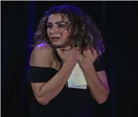 إيمان يوسف بطلة العرض المسرحي «انتحار معلن» للمخرج مازن الغرباوي 
