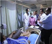 وزير الصحة يتفقد مستشفى الحمام المركزي بمحافظة مطروح
