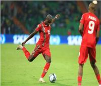 غينيا بيساو يتقدم بهدف أمام منتخب مصر 