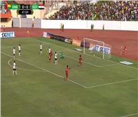 غينيا بيساو يتقدم بهدف أمام منتخب مصر| فيديو