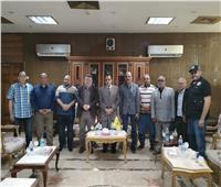 محافظ شمال سيناء يستقبل وفد من السفارة الفلسطينية والجمعيات الخيرية الأردنية