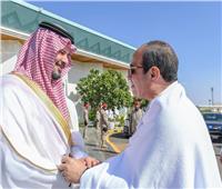 الرئيس السيسي يغادر المدينة المنورة متجهًا إلى مكة