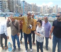 نائب محافظ الإسكندرية تتفقد الشواطئ لمتابعة الخدمات المقدمة للمصطافين