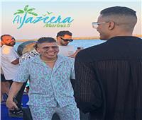 عمر كمال وحمو بيكا وحسن شاكوش في حفل الجزيرة بالساحل الشمالي | صور