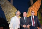   وزير الثقافة يزيح الستار عن تمثال "أجنحة المكسيك"