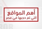 انفوجرافيك| أهم المواقع التي تم حجبها في مصر.. "تدعم الإرهاب"