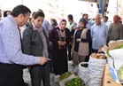 نادية عبده تفتتح 3 منافذ لبيع المواد الغذائية بالأسعار المخفضة بمدينة دمنهور