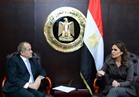 سحر نصر تبحث مع سفير الأردن ترتيبات اجتماعات اللجنة العليا المصرية الأردنية 
