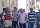    رئيس مدينة المحلة الجديد يتفقد محطة رفع الصرف الصحي