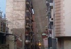 بالفيديو .. لحظة سقوط عقار سكني بالأزاريطة في الإسكندرية