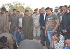 محافظ قنا يشهد جنازة شهيد القوات المسلحة بدشنا