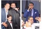 صور| أحمد سعد والليثي يشعلان زفاف «أحمد ومنة» بحضور الفنانين