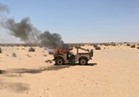 القوات المسلحة تدمر 15 عربة محملة بأسلحة وذخائر على الحدود الغربية