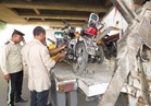 ضبط 160 دراجة بخارية بدون ترخيص ببني سويف