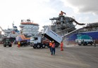 ميناء دمياط يستقبل  السفينة  الهولندية  "ستورنز "
