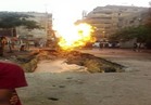 صحافة المواطن| بالفيديو والصور.. انفجار ماسورة غاز بالهرم