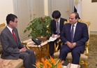 السيسي: نتطلع لزيادة استثمارات الشركات اليابانية في مصر