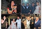 صور| فؤاد وتامر حسني وبوسي وسعد الصغير يشعلون زفاف «لؤى وهبة»